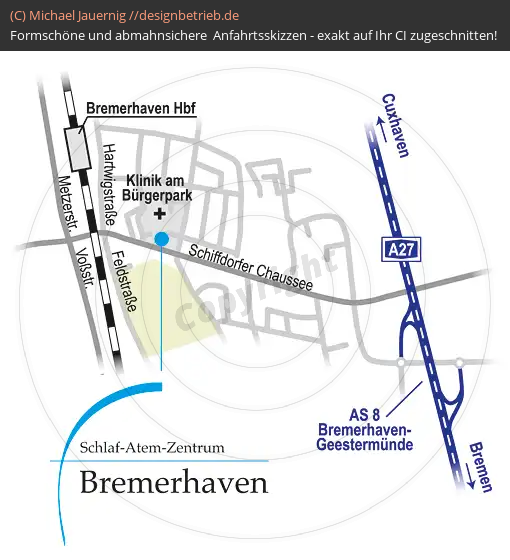Anfahrtsskizze Bremerhaven Löwenstein Medical GmbH & Co. KG (254)