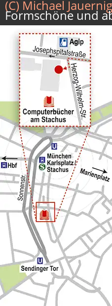 Anfahrtsskizze München Computerbücher am Stachus (255)