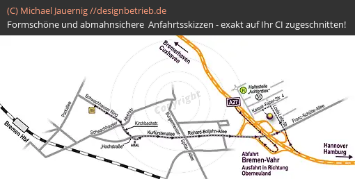 Anfahrtsskizze Bremen Kleintierklinik Bremen GmbH (285)