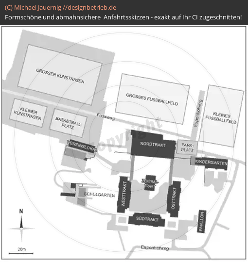 Anfahrtsskizzen erstellen / Anfahrtsskizze Zürich   Gebäudeplan | Schule Letzi( 690)