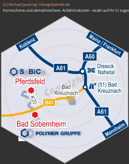 Anfahrtsskizze Pferdsheim Detailskarte | Polymer Holding GmbH (809)